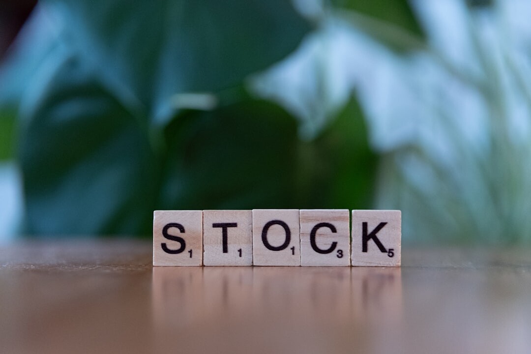 Stock market chart display on a financial trading screen